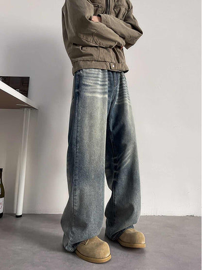 Men's Oversized distressed jeans
