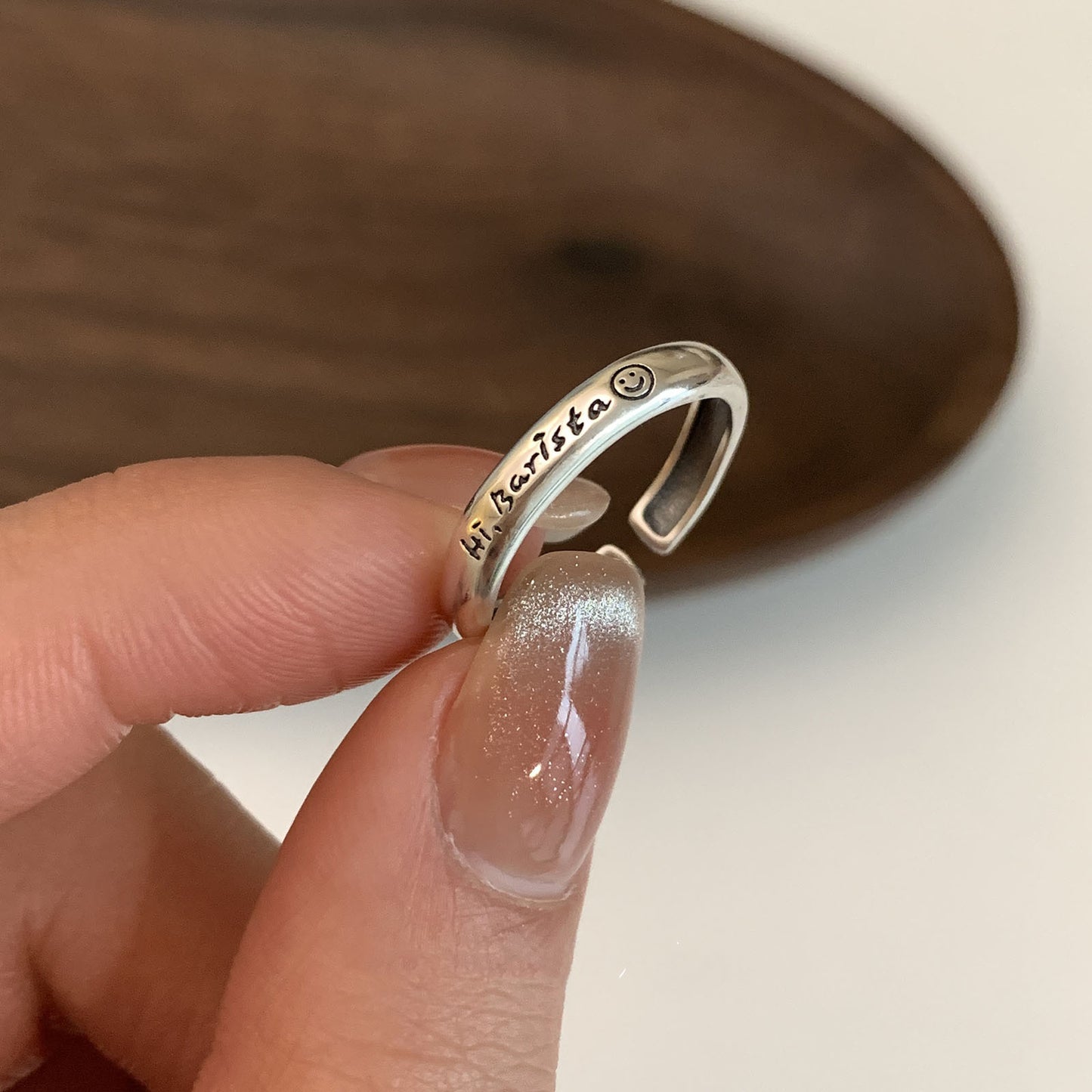 Designer white gold plated rings. Select one or multiple styles to combine.