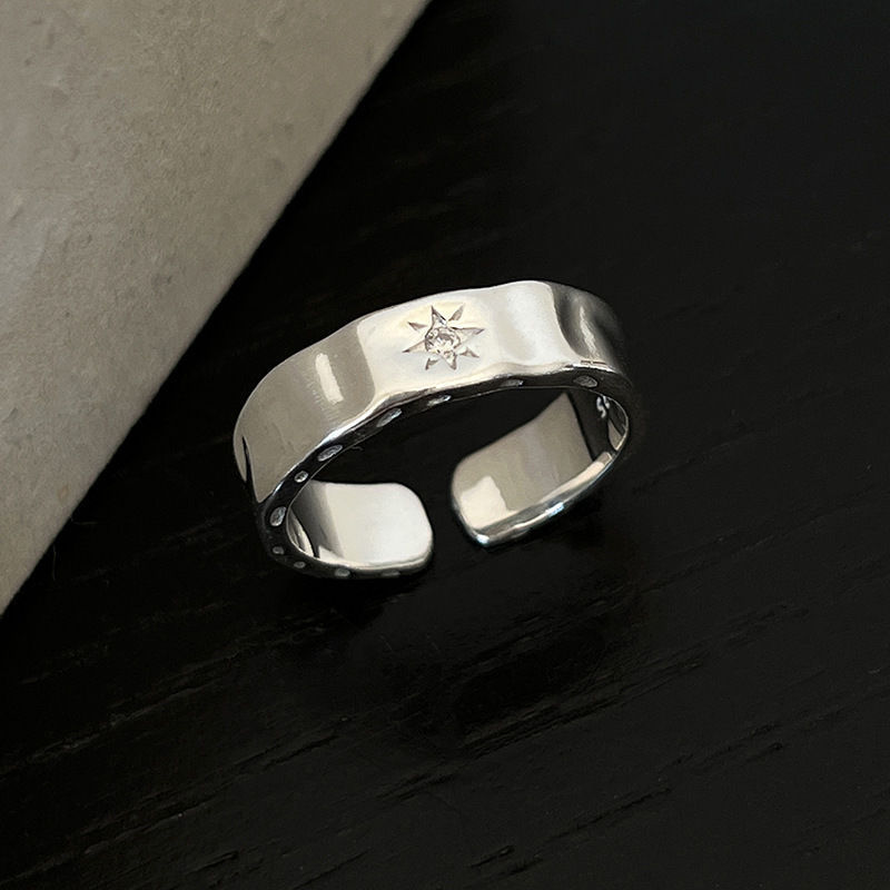 Designer white gold plated rings. Select one or multiple styles to combine.