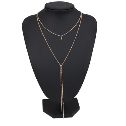 Retro clavicle necklace