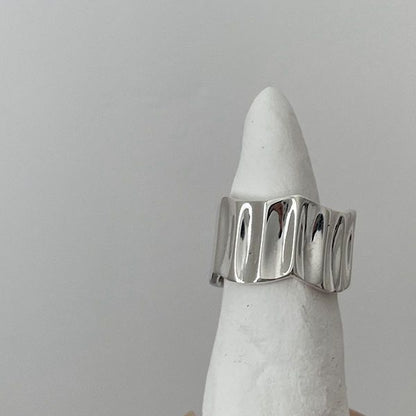Designer white gold plated rings. Select one or multiple styles to combine.