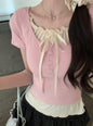Coquette Women's Shirt With Bow