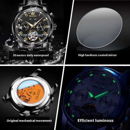 Multifunctional Mechanical Watch Waterproof Luminous