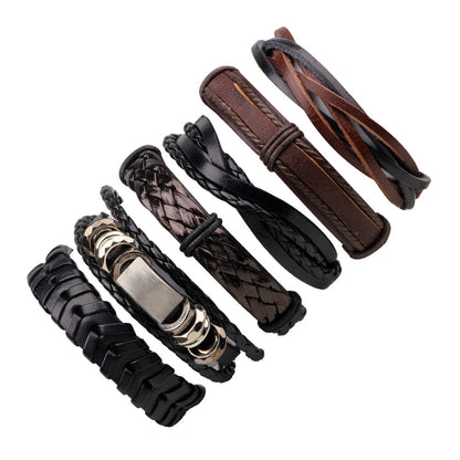 Vintage Weave Leather Bracelet