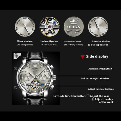Multifunctional Mechanical Watch Waterproof Luminous