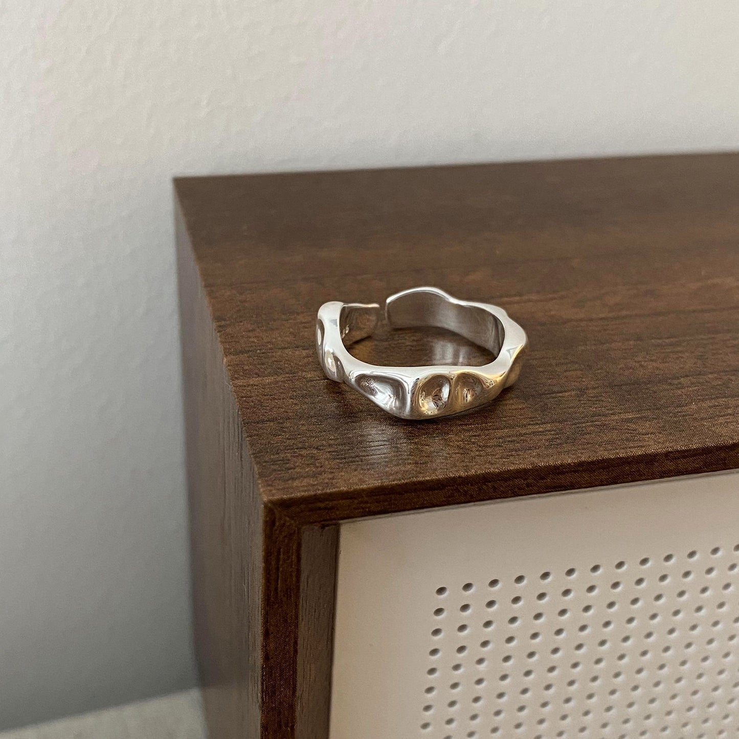 Designer white gold plated rings. Select one or multiple styles to combine.