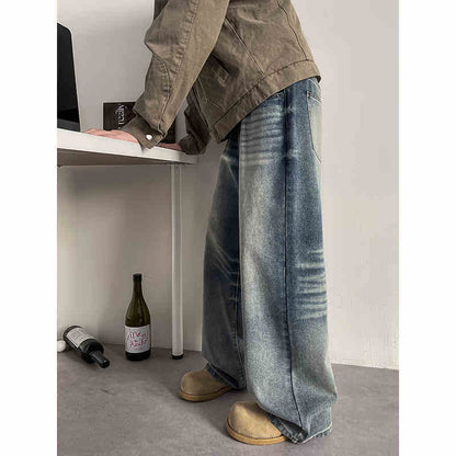 Men's Oversized distressed jeans