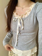 Coquette Women's Shirt With Bow