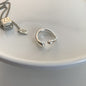 Designer white gold plated rings. Select one or multiple styles to combine.