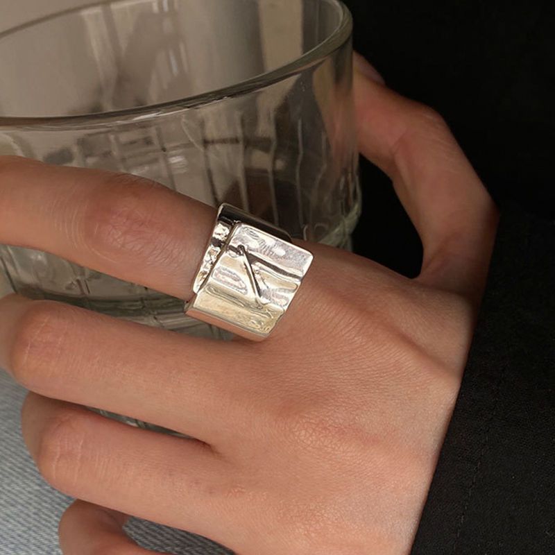Designer white gold plated rings. Select one or multiple styles to combine.