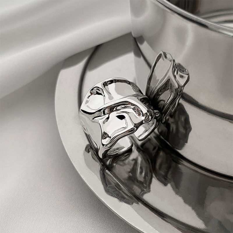 Designer white gold plated rings. Select one or multiple styles to combine.