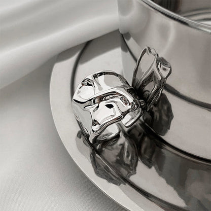 Designer white gold plated rings. Select one or multiple styles to combine.