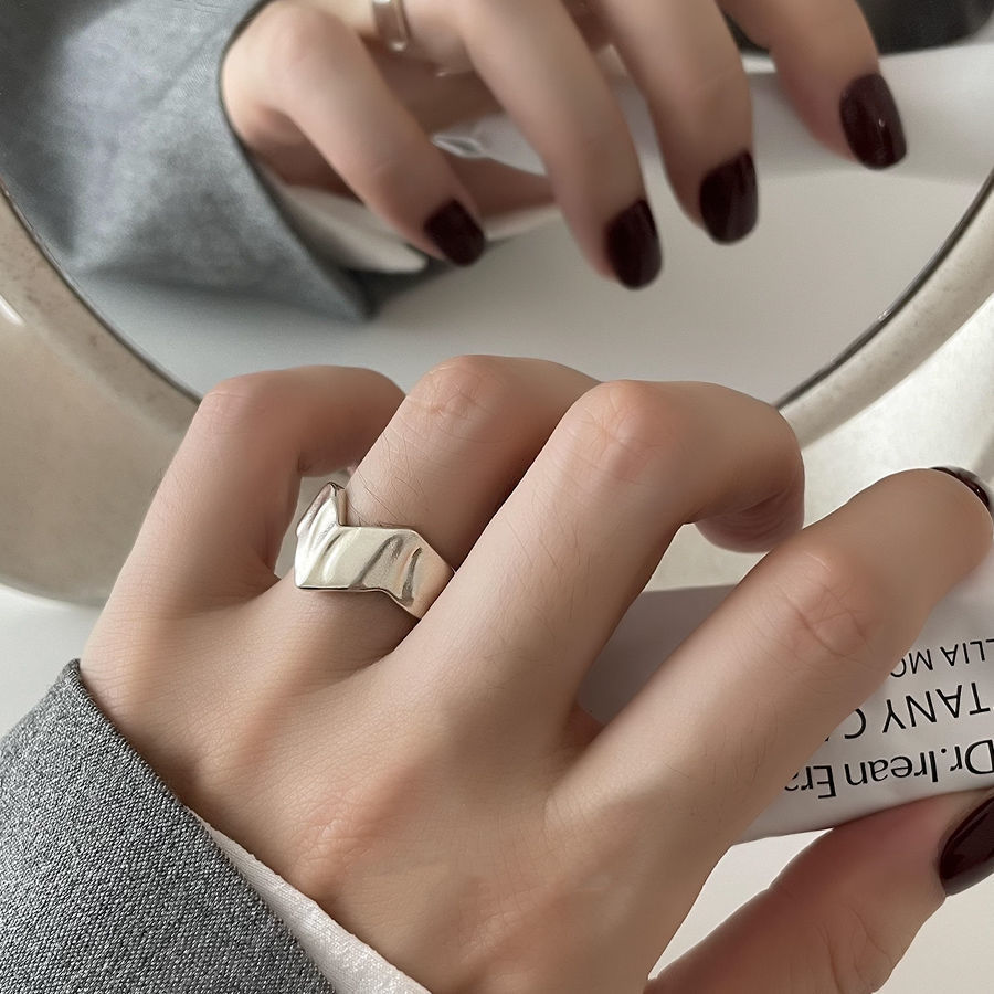 Designer white gold plated rings. Select one or multiple styles to combine.