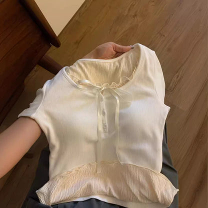 Coquette Women's Shirt With Bow