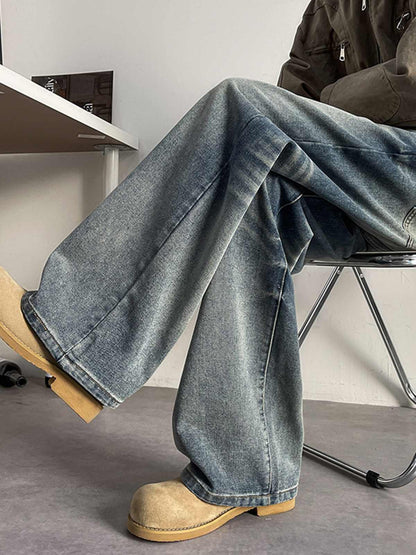 Men's Oversized distressed jeans