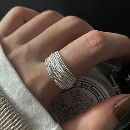 Designer white gold plated rings. Select one or multiple styles to combine.